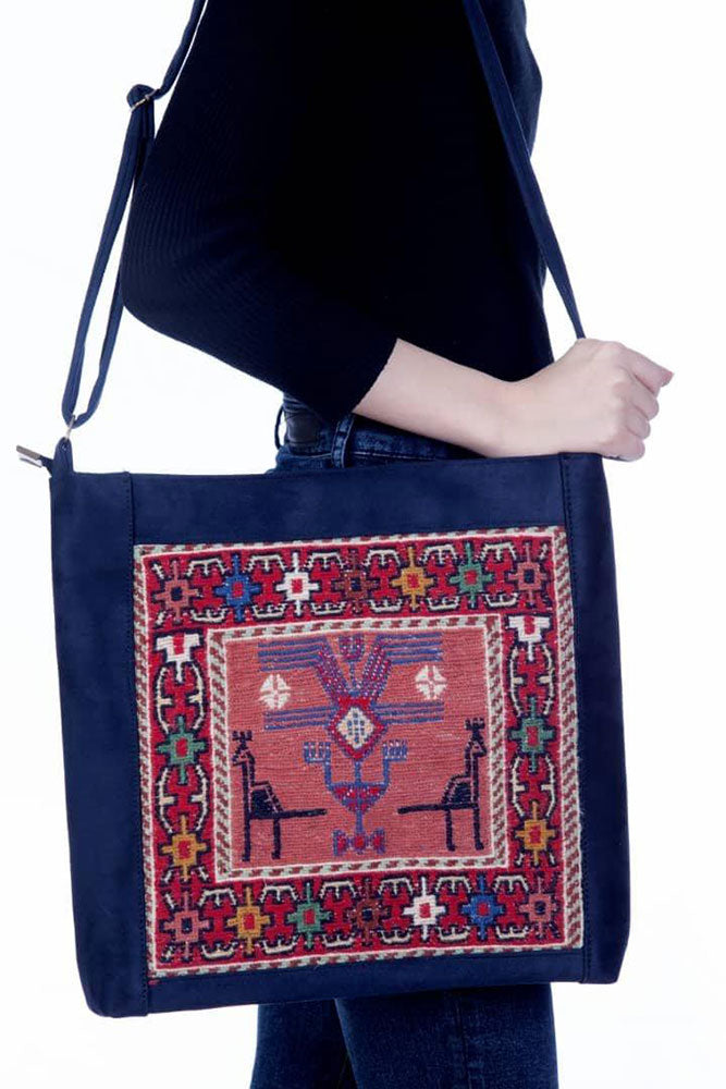 With SONNATI brand you can create your own unique & authentic style. Set the trend with handmade wool kilim bags and shoes (Bohemian Style).